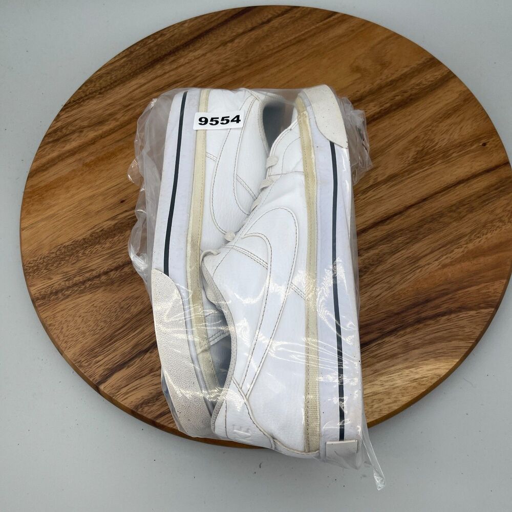 Nike Court Legacy Next Nature Shoes Mens Size 10 White Leather Tennis Lifestyle - Picture 9 of 9